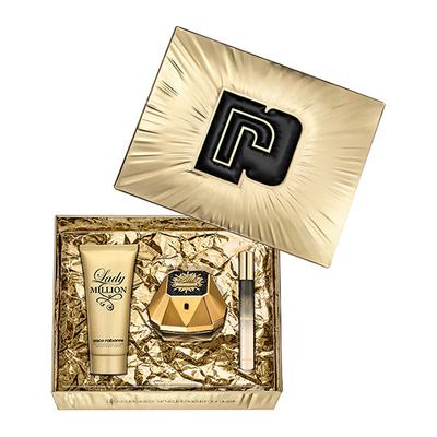 PACO RABANNE LADY MILLION FABULOUS EAU DE PARFUM WITH BODY LOTION ANDMEGA SPARY 135ml - Women Perfumes (Edt/Edp)