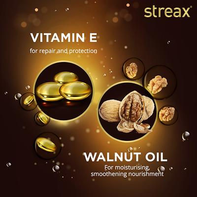 Streax Hair Serum Vitalized with Walnut Oil, For Hair Smoothening & Shine, For Dry & Frizzy Hair 125 ml - Hair Serums