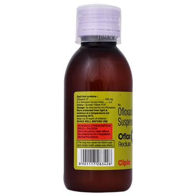 Oflox 100mg Rediuse Suspension 60ml - Bacterial Infections-Qui