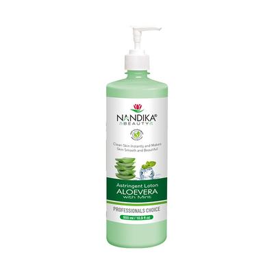 Nandika Beauty Astringent Lotion - Aloevera with Mint 500 ml - Lotions & Creams