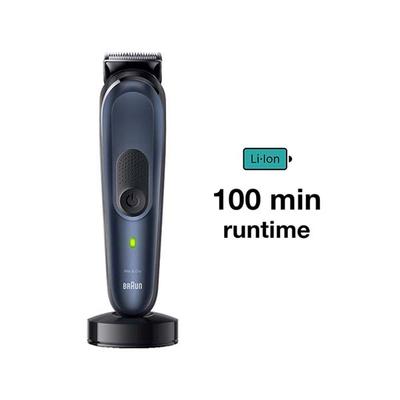 Braun MGK7450 11-in-1 Style Kit for Men from Gillette, All-in-One Tool 9 Attachments, Waterproof Blue 595 gm - Grooming Kits