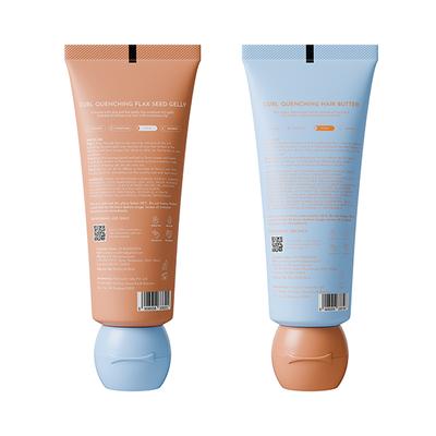 Fix My Curls Curl Quenching Moisture Styling Duo for Curly, Wavy, Dry, Frizzy Hair, Enriched with Aloe Vera, Chia Seed, and Flax Seed 50gm Each 2's - Hair Sets & Kits