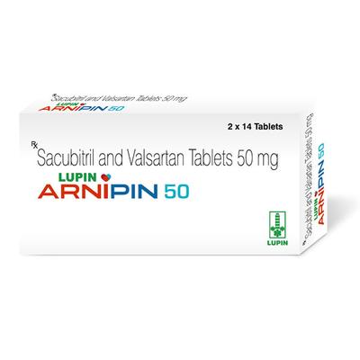 ARNIPIN 50 Tablet 14's - Heart Failure-Ang