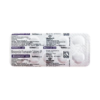 BISONICUS 2.5 Tablet 10's - Hypertension-Bet