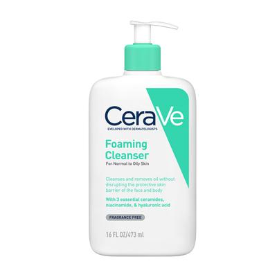 CeraVe Foaming Cleanser For Normal To Oily Skin 473 ml - Face Wash & Cleansers