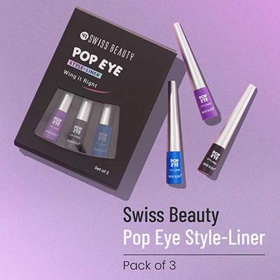 Swiss Beauty Pop Eye Style-Liner 3's - Makeup Kits & Sets