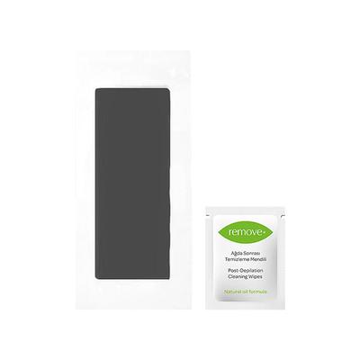 Remove Wax Strips 20 Pcs Body Strips - Active Carbon Charcoal - Flow Pack (20 Body Strips + 2 Cleaning Wipes) 1's - Shaving & Hair Removal
