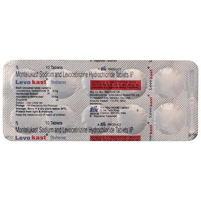 Levokast AX Tablet 10'S - Cough And Cold-Cou