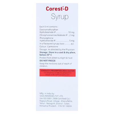 COREST D Syrup 100ml - Cough And Cold-Cou