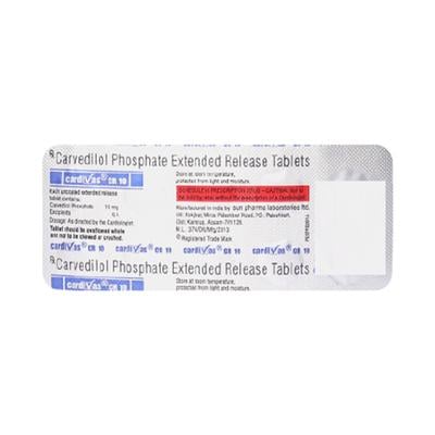 Cardivas CR 10mg Tablet 10'S - Hypertension-Bet