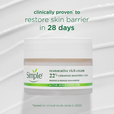 Simple Active Skin Barrier Care Restorative Rich Cream 40 gm - Face Moisturizers