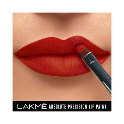 Lakme Absolute Precision Lip Paint Statement Red 3 gm - Lipsticks