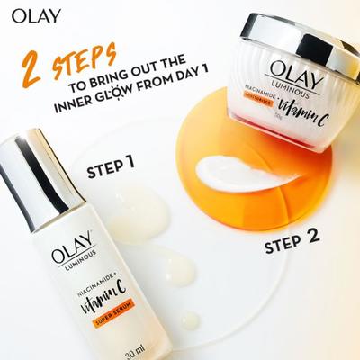 Olay Luminous Vitamin C with Niacinamide + Moisturiser 50gm - Face Moisturizers