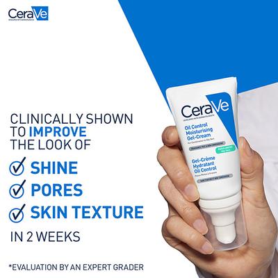 CeraVe Oil Control Gel-Cream Lightweight Moisturizer for Oily & Combination Skin with Shine Control 52 ml - Face Oils