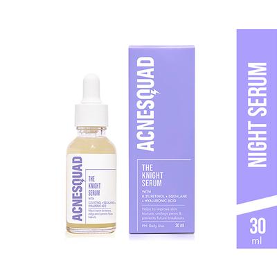 Acne Squad Knight Serum with 0.3% Retinol + Squalane + Hyaluronic Acid 30 ml - Essences