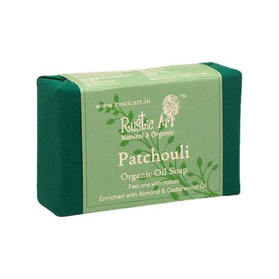 Rustic Art Organic Handmade Patchouli Soap 100 gm - Soaps