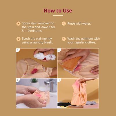 Carmesi Bloody Amazing Period Stain Remover, with Bio-Enzymes, Suitable for All Fabrics 100 ml - Intimate Care