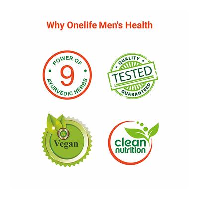 Onelife Men's Health Veg Capsule 60's - Sexual Care
