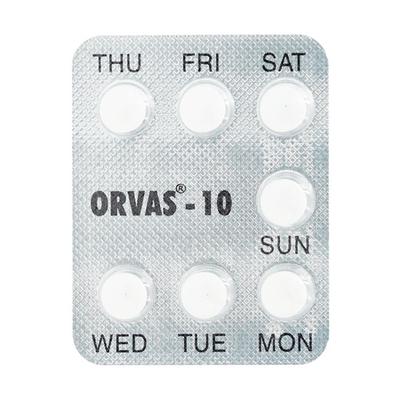 Orvas 10mg Tablet 7'S - High Cholesterol-Dys