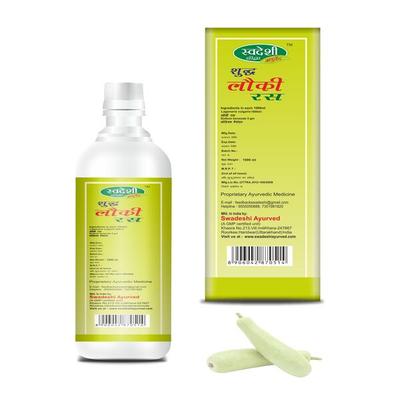 Swadeshi Shudh Lauki Ras 1000 ml - Ayurvedic Juices