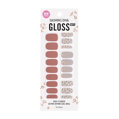Dashing Diva Gloss Nail Polish - Milky Leopard 1's - Nail Care
