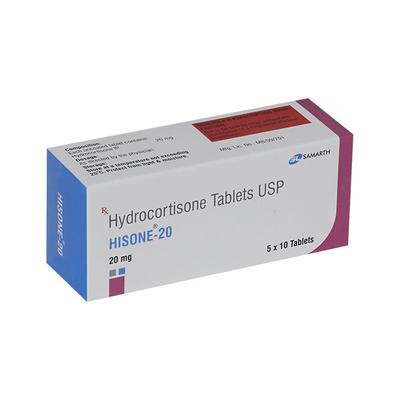 Hisone 20mg Tablet 10'S - Hormonal Therapy-Cor