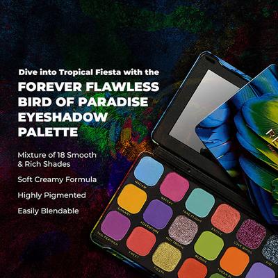 Makeup Revolution Forever Flawless Bird Of Paradise Eyeshadow Palette 19.8 gm - Eye Shadow Palettes