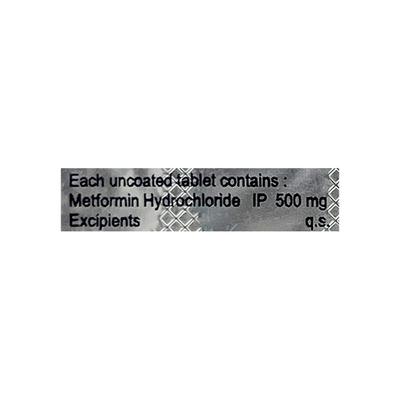 ELCEMET 500 Tablet 10's - Diabetes-Ant