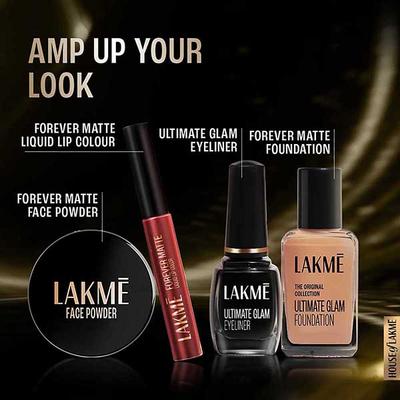 Lakme Forever Matte Face Powder, Matte Finish, Oil Cointrol, for rosy glow, Warm Pink, 40 gm - Compact Powder