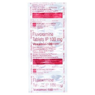 Voxamin 100mg Tablet 10'S - Depression-Ant