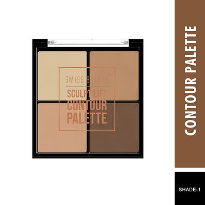 Swiss Beauty Sculpt Lift Contour Palette - (Shade-1) 14 gm - Face Palettes