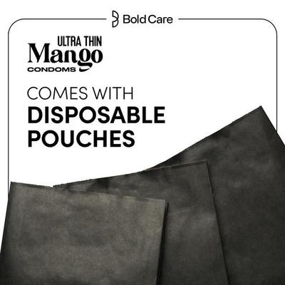 Bold Care 404 by Bold Care Ultra Thin - Mango Flavored Condoms (Pack of 3 x 10) - Plain/Flavoured Condoms