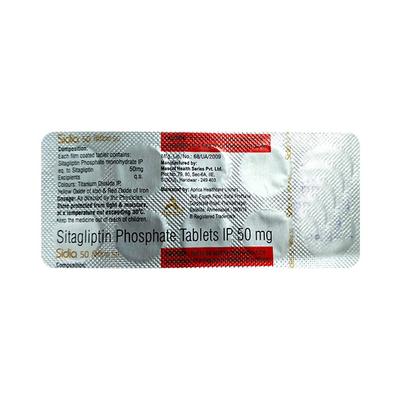 SIDIA 50 Tablet 10's - Diabetes-Ant
