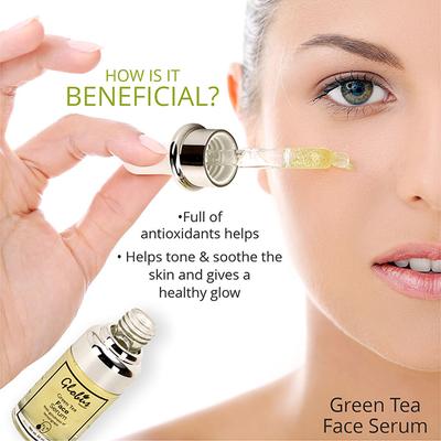 Globus Naturals Green Tea Face Serum 30 ml - Face Serum
