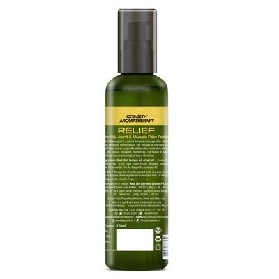 Keya Seth Aromatherapy Relief Oil- Arthritis, Joint & Muscle Pain Relief Oil 120 ml - Essential Oils
