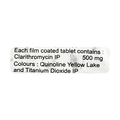 Clarigard 500mg Tablet 10'S - Bacterial Infections-Mac