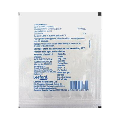 RECALMIN D3 Sugar Free Sachet 1gm - Supplements-Vit