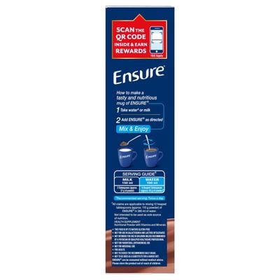 Ensure Nutritional Powder - (Refill Pack) Chocolate Flavour 375 g - Daily Health Drinks