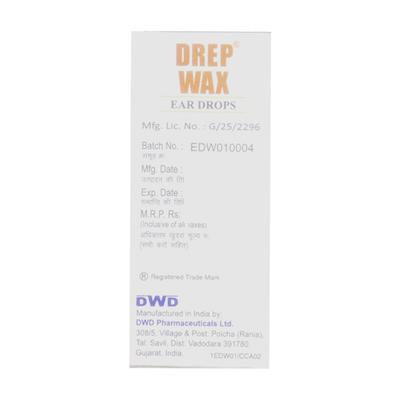 DREP WAX Ear Drops 10ml - Ear Conditions-Oth
