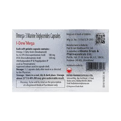 I Dew Mega Capsule 10'S - Supplements-Sup