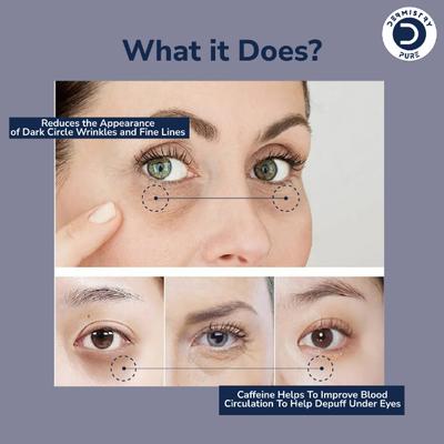 Dermistry Pure 0.6% Retinol 5% Caffeine Under Eye Serum 30 ml - Under Eye Creams & Serums