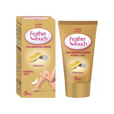 Vi-John Feather Touch Gold and Silver Hair Removal Cream for Normal Skin 40 gm - Hair Removal Cream