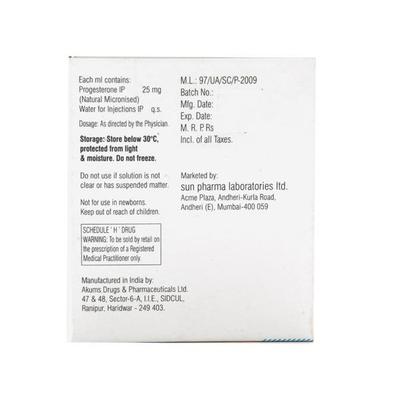 Aqsusten 25mg Injection 1ml - Hormonal Therapy-Oes