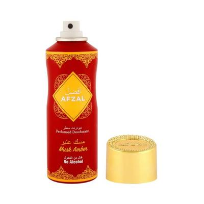 AFZAL PERFUME DEO-CAN-AFZAL-MUSK AMBER-FG 200 ml - Deodorants/Roll-Ons