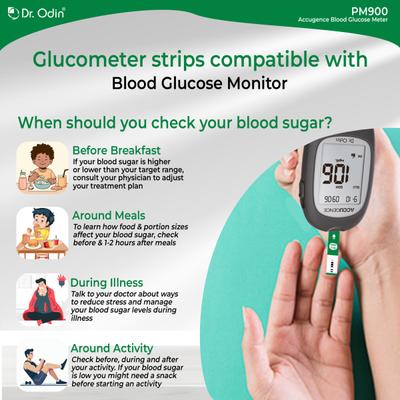 Dr. Odin Accugence Gluco Strips GDH 50's - Health Monitoring Devices