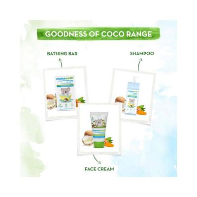 Mamaearth Coco Soft Bathing Bar for Babies Ph 5.5 with Coconut Oil & Turmeric Mild & Gentle formula Dermatologically Tested 75gm - Baby Soap