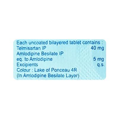 Telsaan AM 40mg Tablet 10'S - Hypertension-Ang
