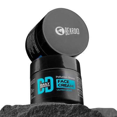 Beardo Daily Defence Pollution Shield Ultra Light Face Cream 50gm - Face Creams