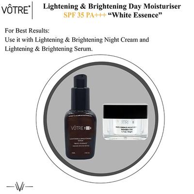Votre White Essence Brightening SPF 35 PA++ Day Moisturiser 50 gm - Face Moisturizers