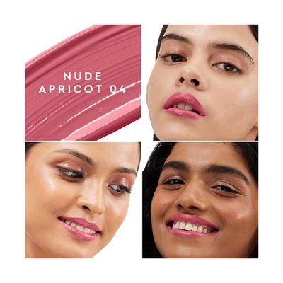KIRO Super Butter Lip Lacquer Nude Apricot 4 5gm - Liquid Lipsticks